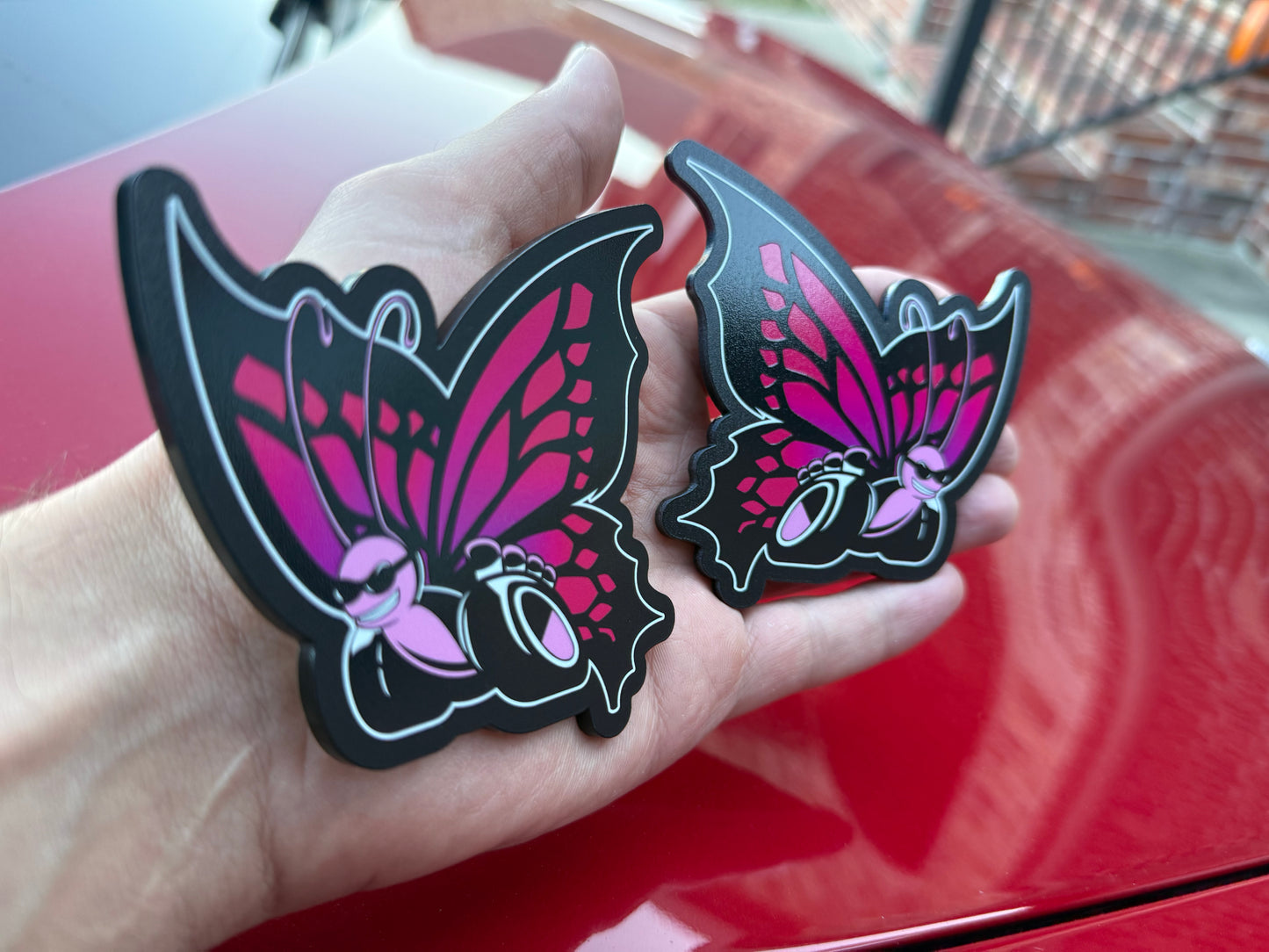 Custom Butterfly Badges - Forged Concepts