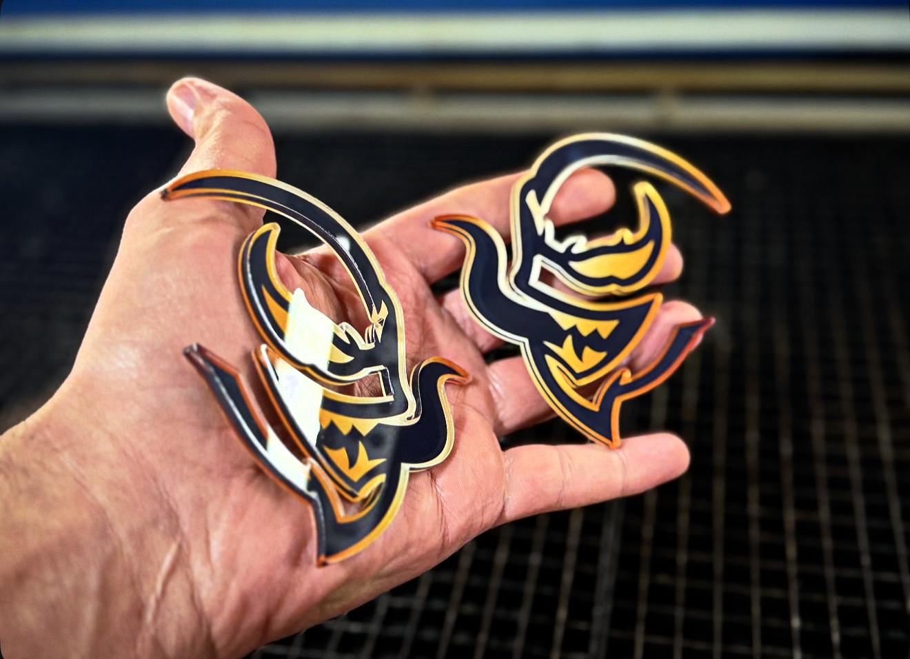 NEW Golden Hell Venom Badges (ULTRA GLOSS) LIMITED RELEASE - Forged Concepts