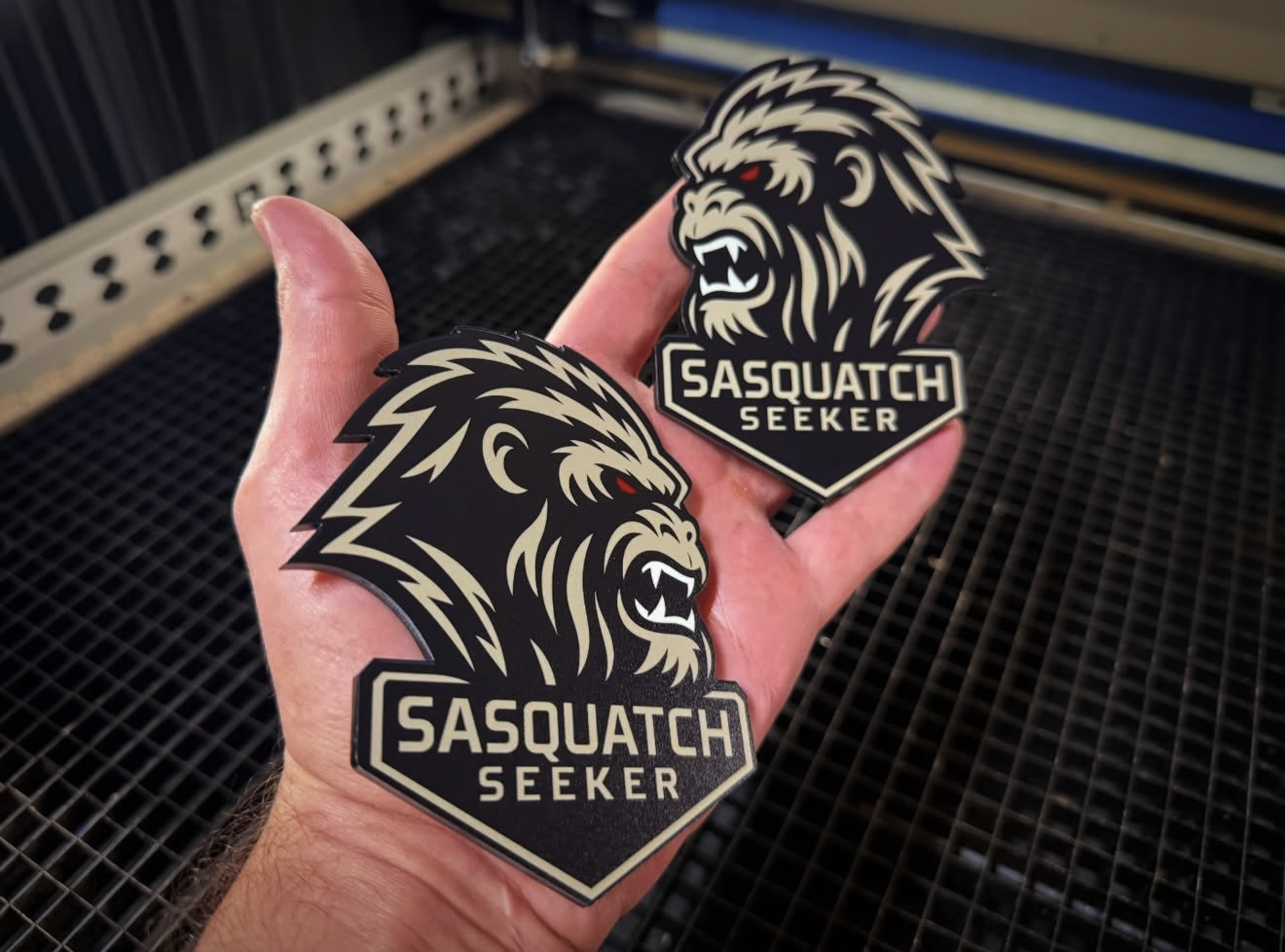 Sasquatch Seeker Badges (2) - Forged Concepts