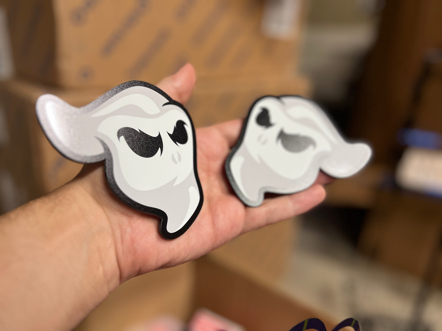Evil Ghost Badges (2 Badges)