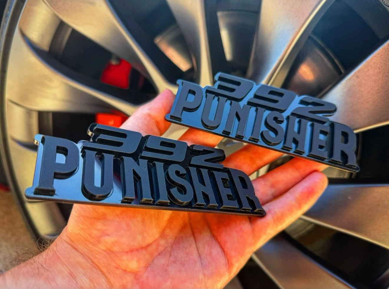 (NEW) 3D 392 Punisher Badges (2)