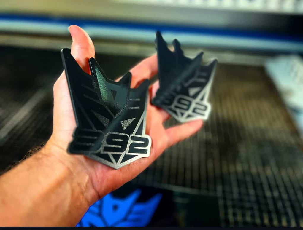 Murdered Out Decepticon 392 Badges (2 included)