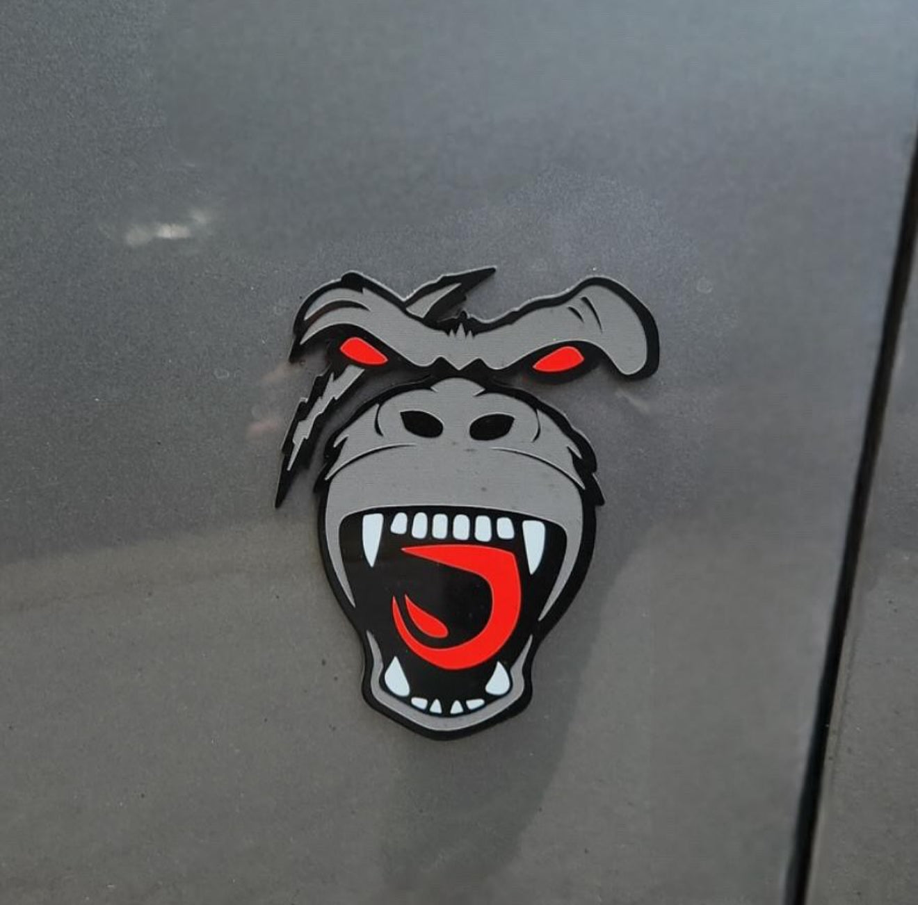 Scarred Eye Gorilla Badges (2 included)
