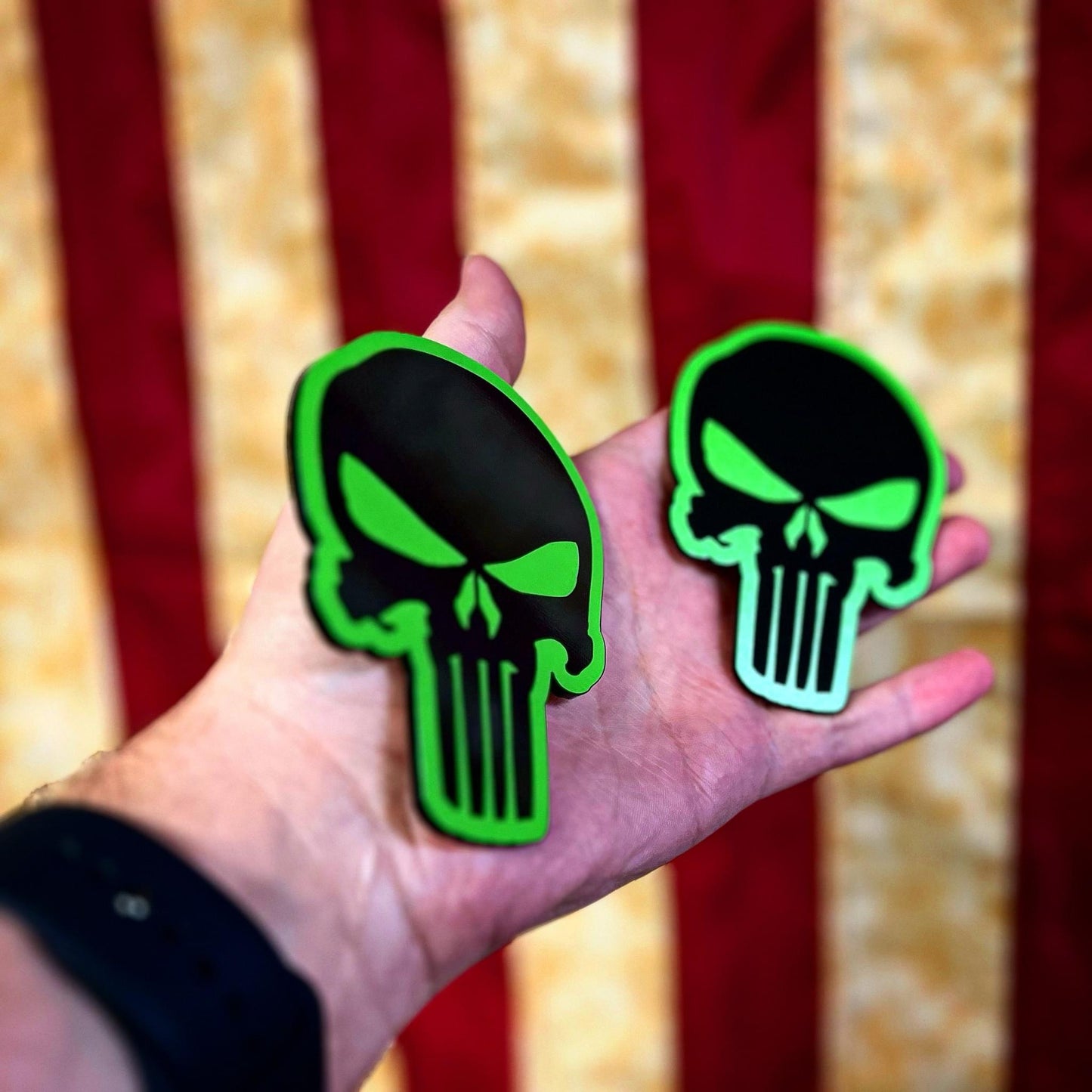 Green Punisher Skulls (2)