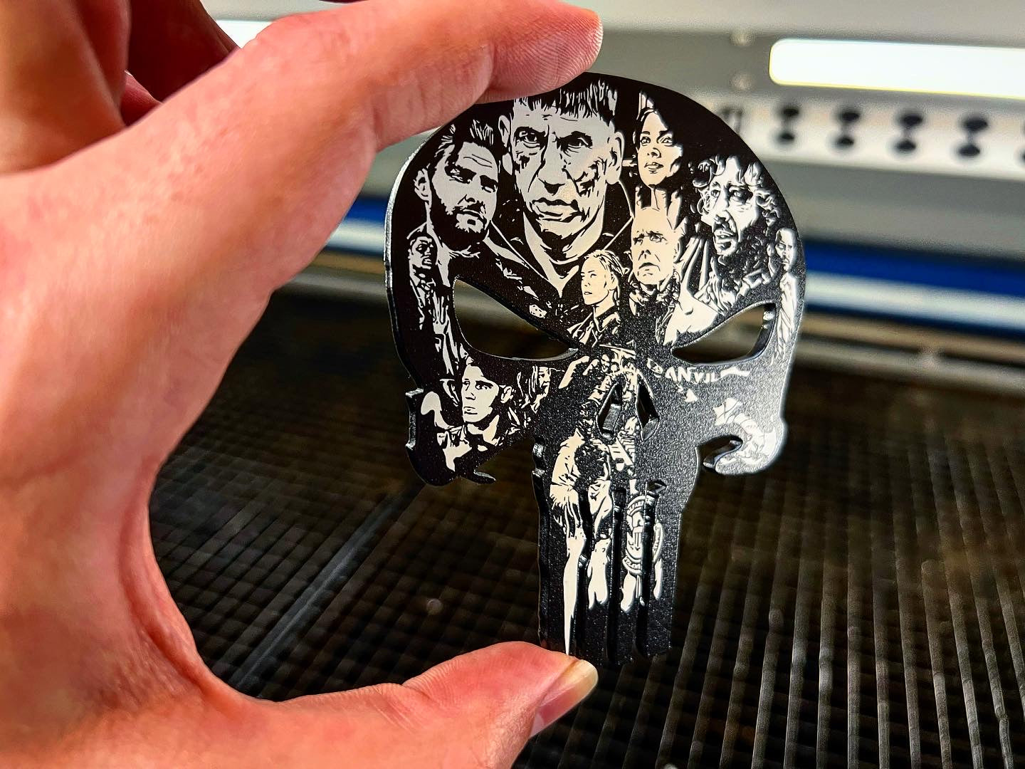 Detailed Punisher Skulls (2) - Forged Concepts