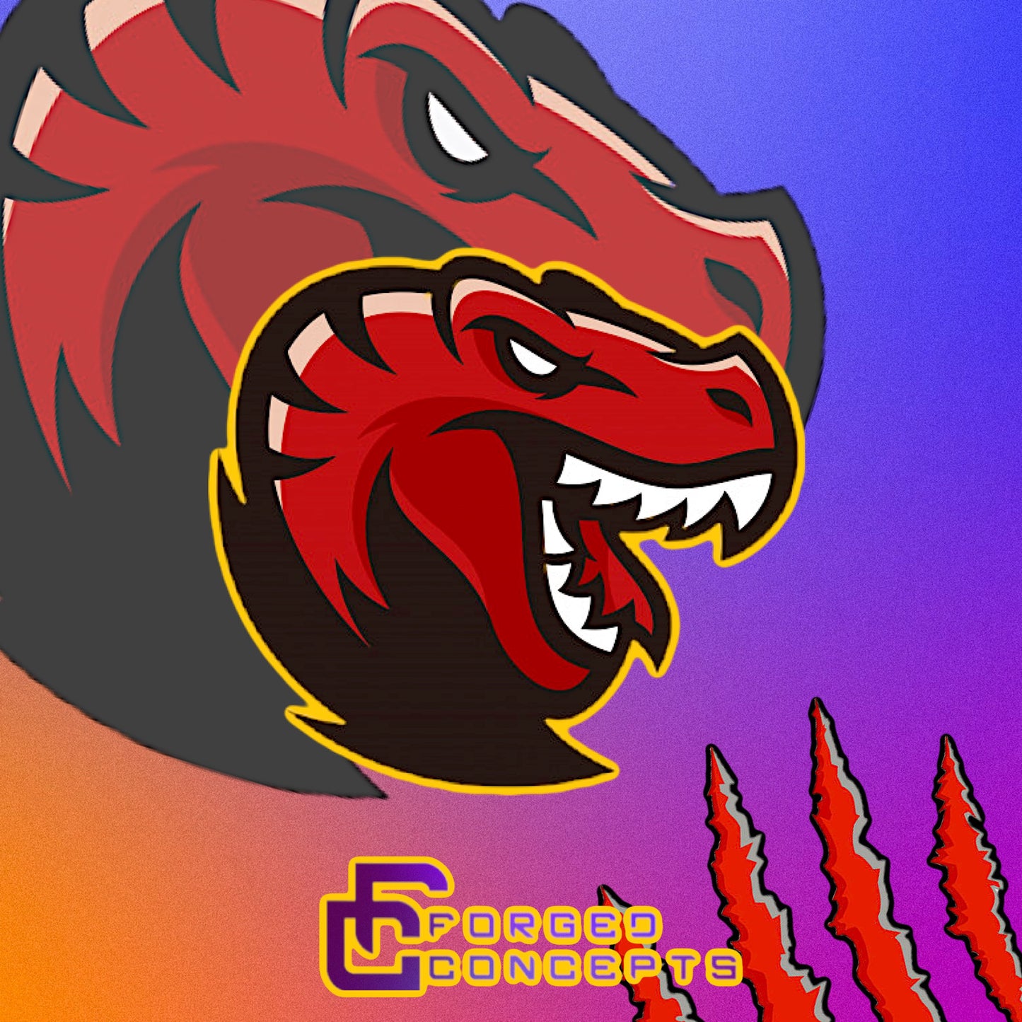 Raptor Badges (2 included) - Forged Concepts