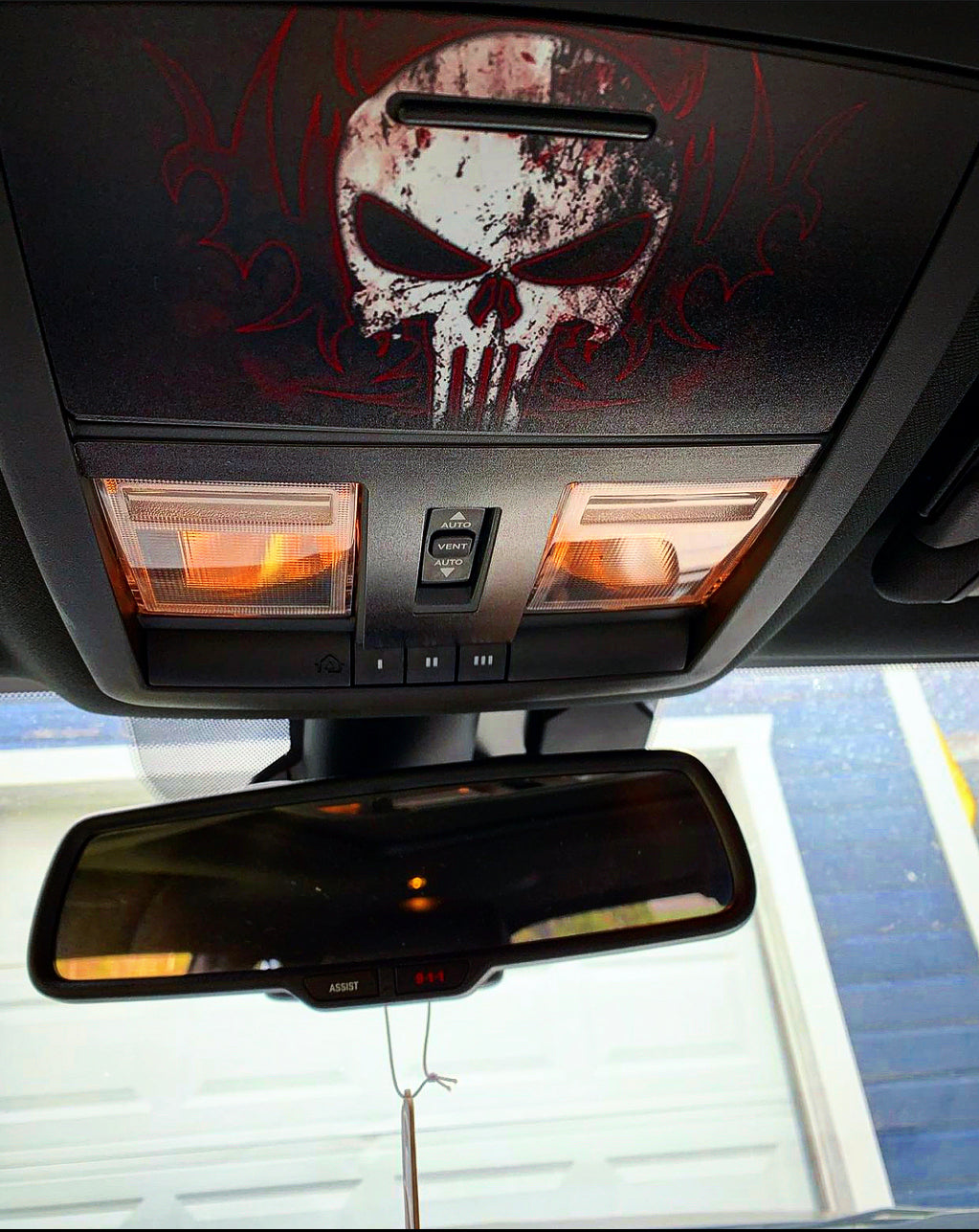 2 Custom Sun Roof/Sun Glasses Badges (Any Design) Challenger