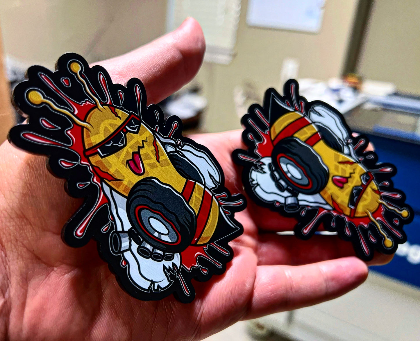 Splat Pack Badges (2 included)