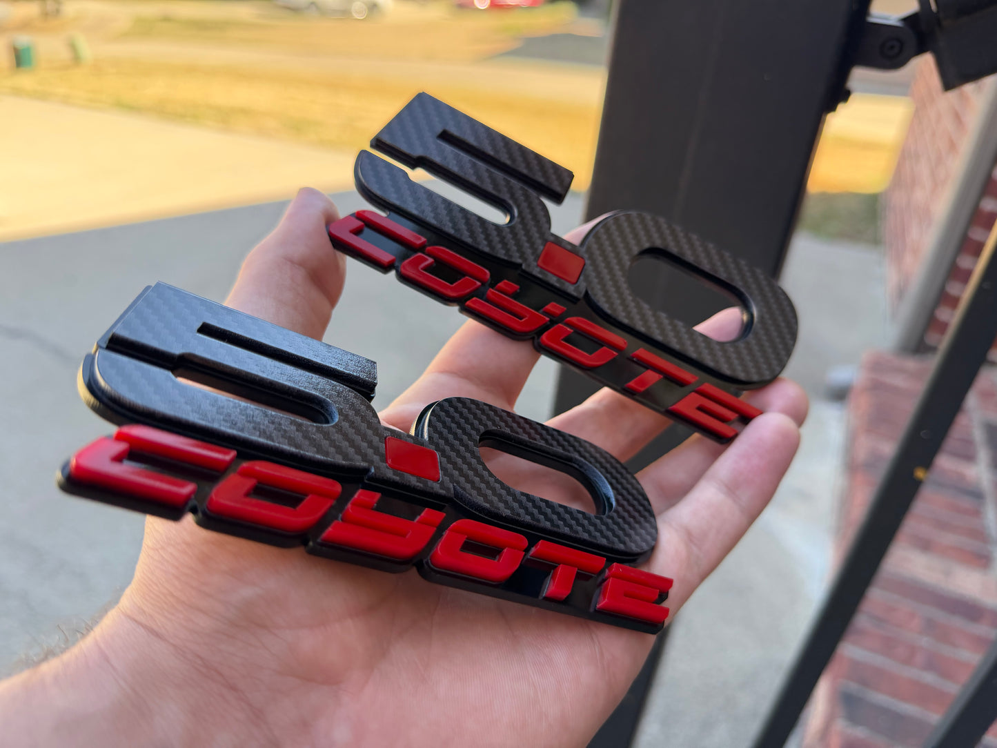 NEW Dual Layer Coyote 5.0 Badges (2 Badges) - Forged Concepts