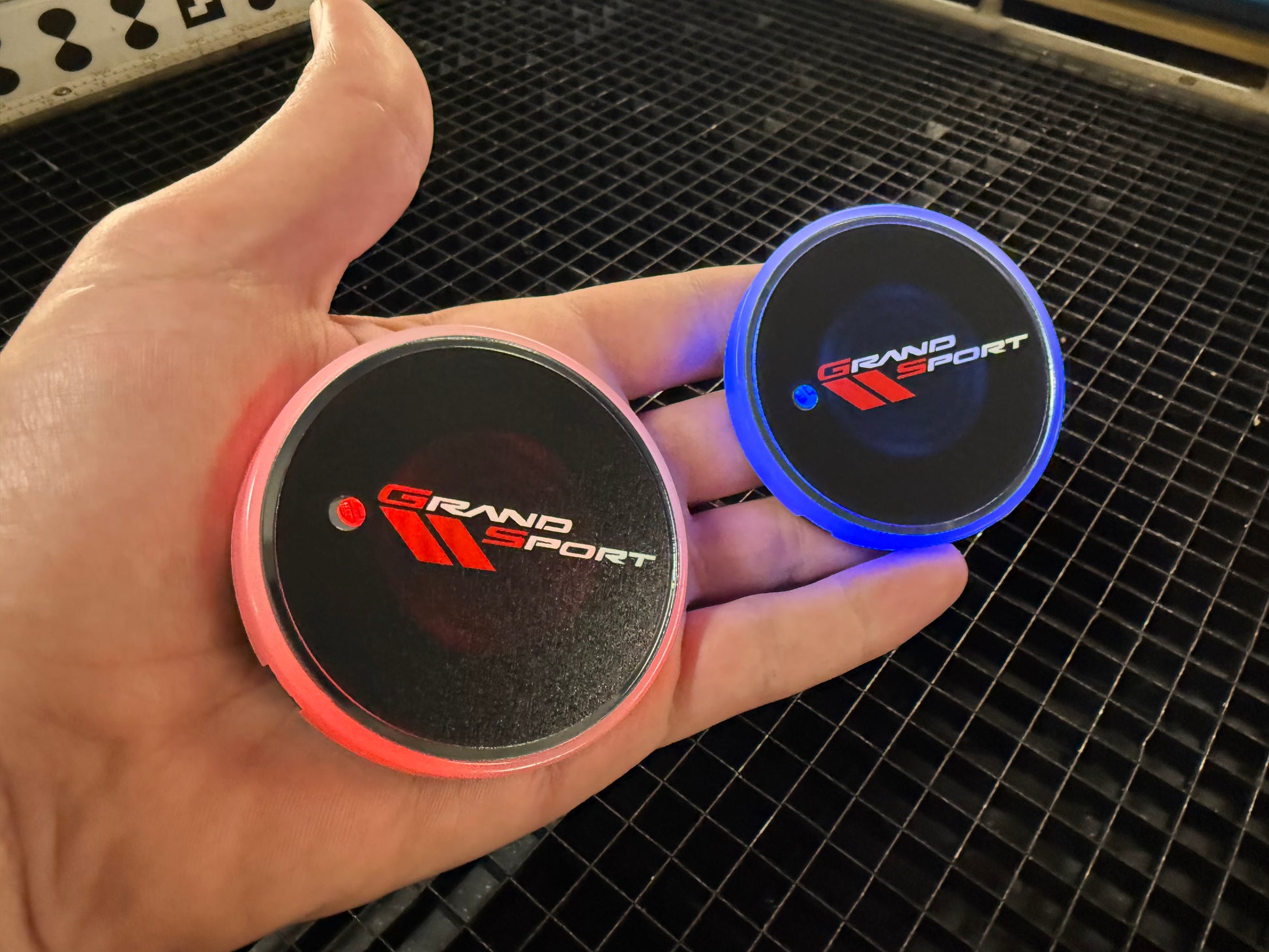 Custom LED CupHolders ANY DESIGN. (Includes 2) - Forged Concepts