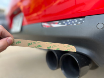 American Flag Reflector Deletes (2015+ Challenger)