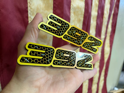 Honeycomb 392 Bee Badges - Forged Concepts