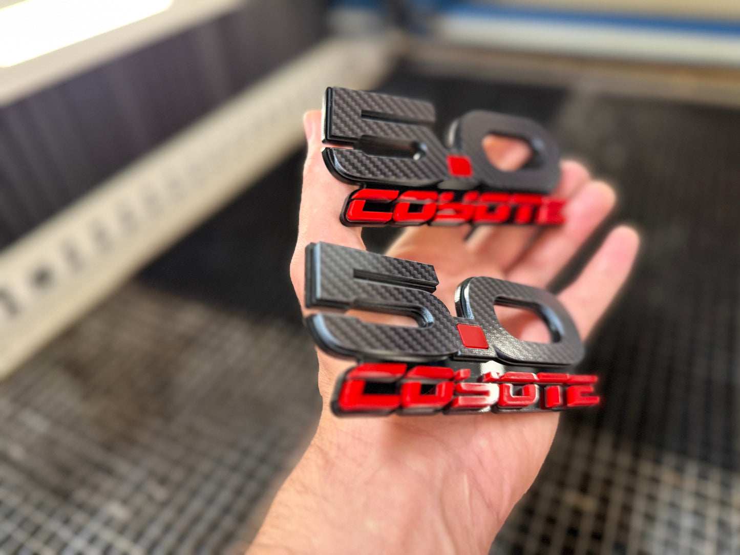 NEW Dual Layer Coyote 5.0 Badges (2 Badges) - Forged Concepts