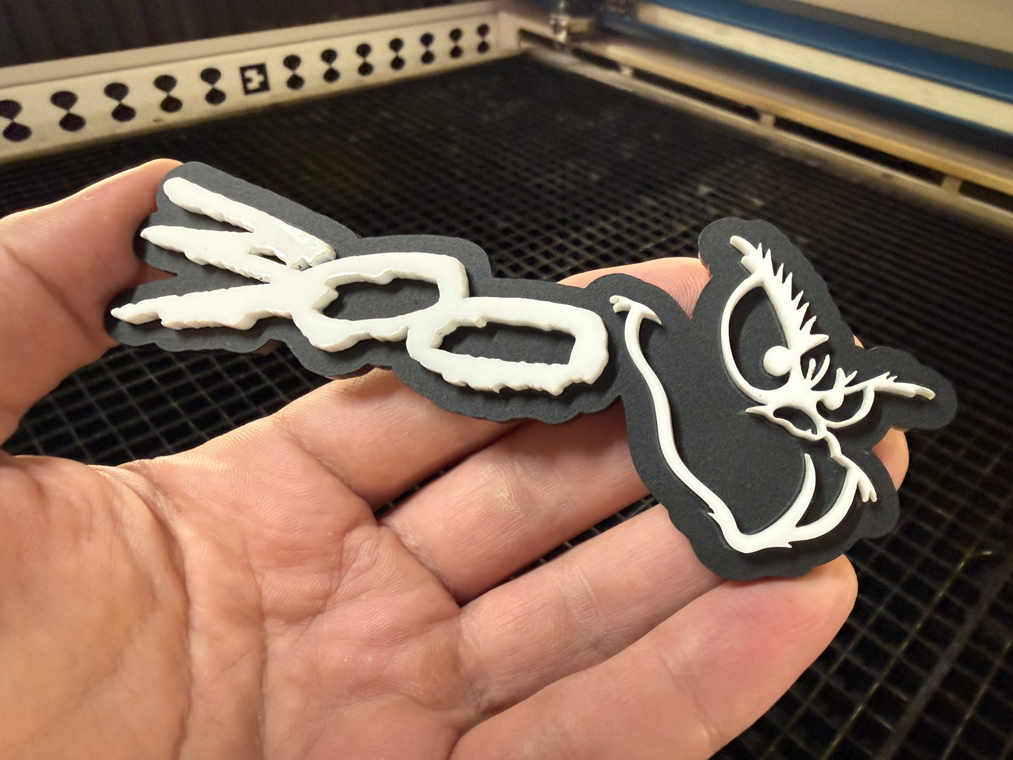 3D 300 Grynch Custom Badge (1 included) - Forged Concepts