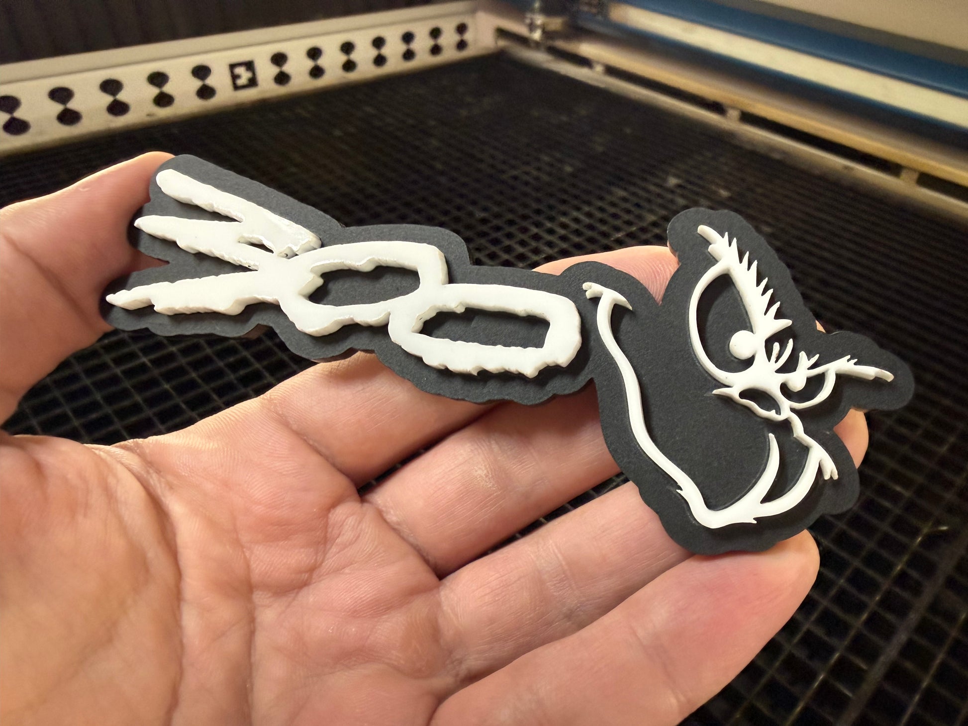 3D 300 Grynch Custom Badge (1 included) - Forged Concepts