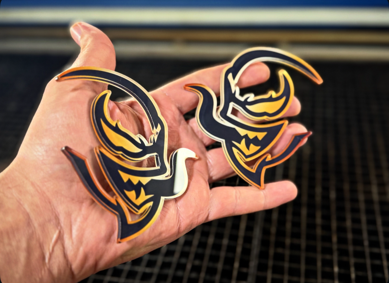 NEW Golden Hell Venom Badges (ULTRA GLOSS) LIMITED RELEASE - Forged Concepts
