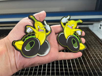 Banana Badges (2 Included)