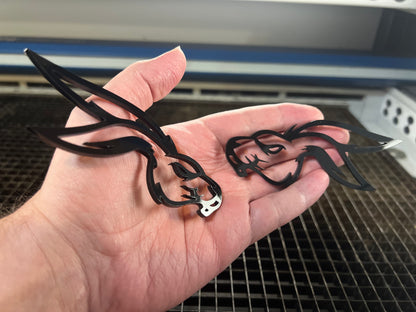Evil Rabbit Badges