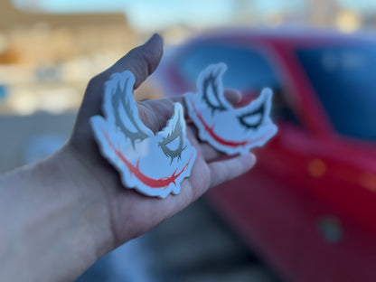 NEW White Joker Badges (2 included) - Forged Concepts