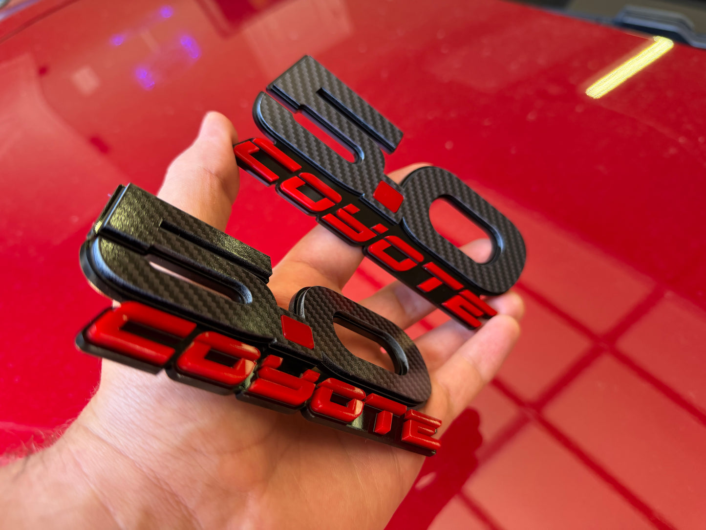 NEW Dual Layer Coyote 5.0 Badges (2 Badges) - Forged Concepts