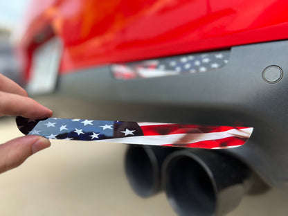 American Flag Reflector Deletes (2015+ Challenger)