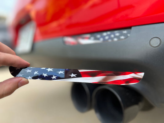 American Flag Reflector Deletes (2015+ Challenger)