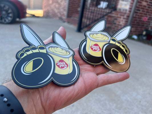 Snack Pack Badges Vanilla Version (2 Badges) - Forged Concepts