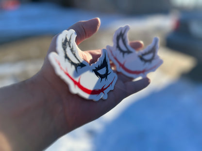NEW White Joker Badges (2 included) - Forged Concepts
