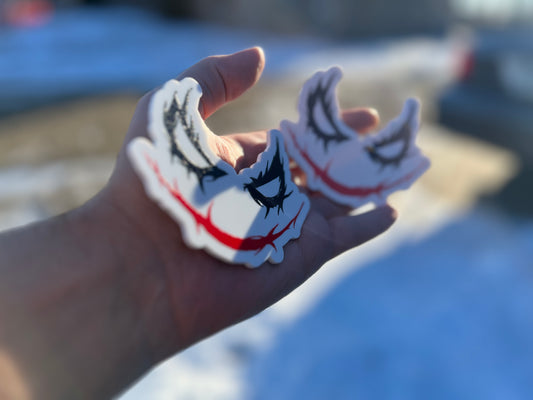 NEW White Joker Badges (2 included) - Forged Concepts