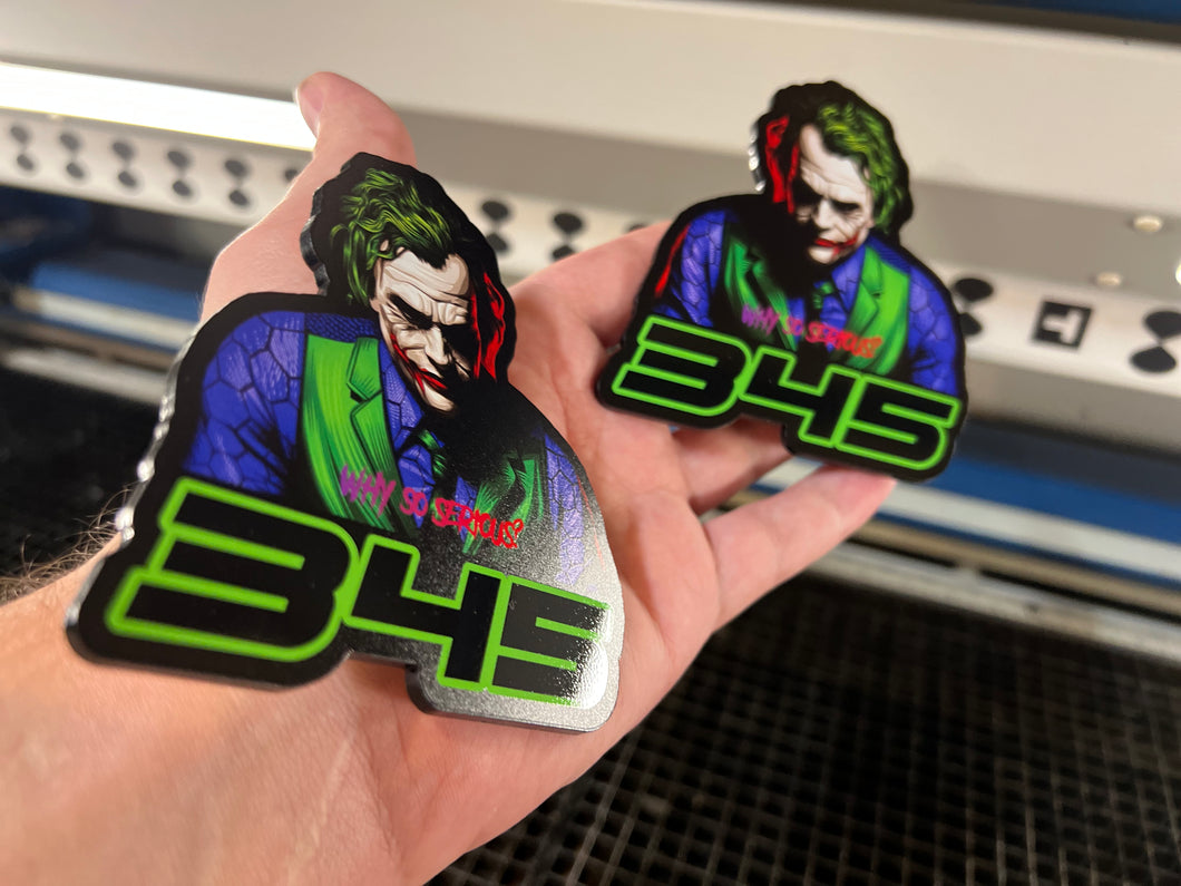 NEW Joker 345 Badges (2 included)