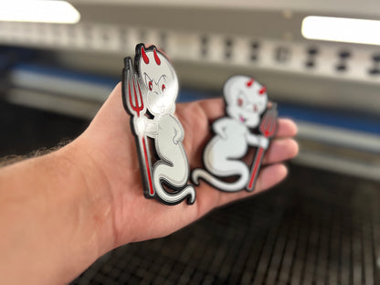 Casper the Not So Friendly Ghost Badges (2 included) - Forged Concepts