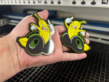Banana Badges (2 Included)
