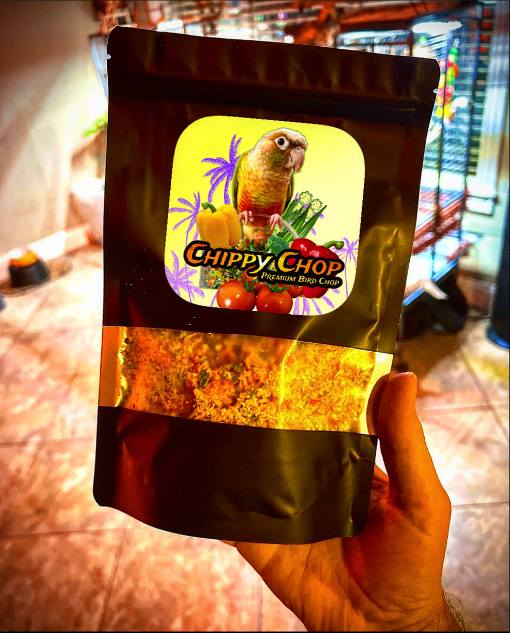 Chippy Chop Freeze Dried Bird Chop (Large Bag SMALL CHUNKS)