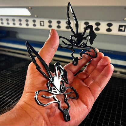 NEW Custom Coyote Badges (2 Badges) - Forged Concepts
