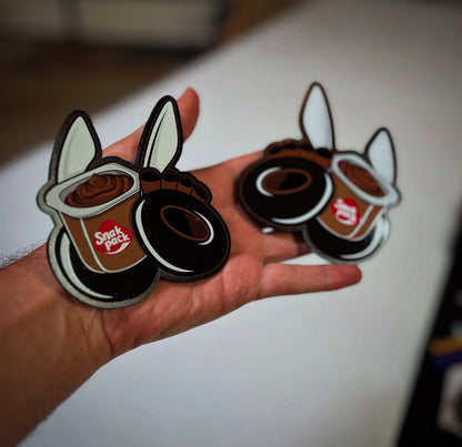 Snack Pack Badges Chocolate Version (2 Badges) - Forged Concepts