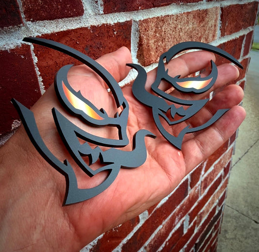 NEW Golden Eye Hell Venom Badges (Matte Black) - Forged Concepts