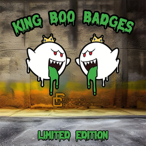 King Boo Badges Limited Edition (2 Badges)