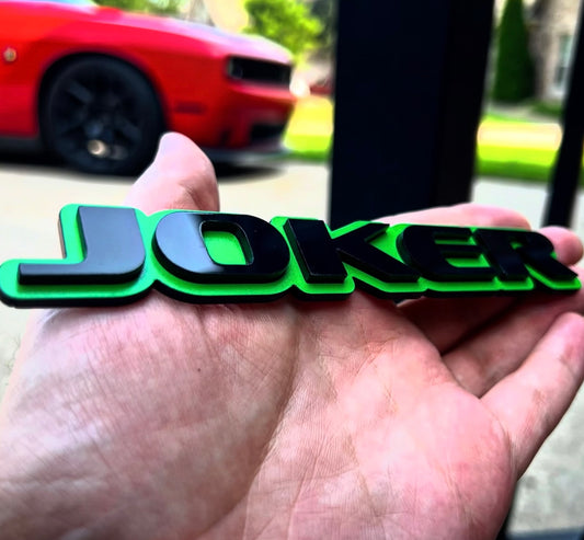 (NEW) Dual Layer JOKER Badges (2) - Forged Concepts