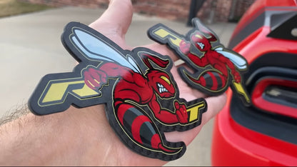 Carbon and Red Mad Bees (2 included) - Forged Concepts