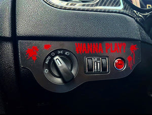 Custom Headlight Switch Cover