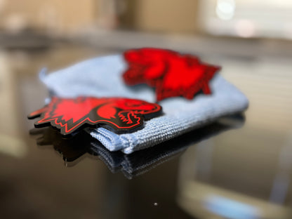 Red Godzilla Badges Solid Version (2 Included)