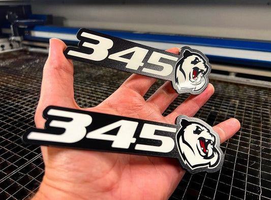 345 Panda Badges (2 included)