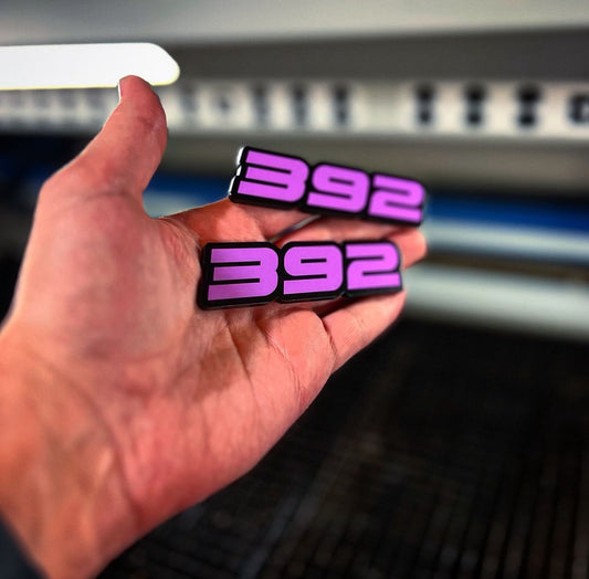 Pink 392 Badges (2 included)