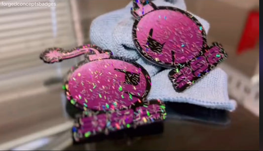 392 Bomb Holographic Flake (2 Badges) - Forged Concepts