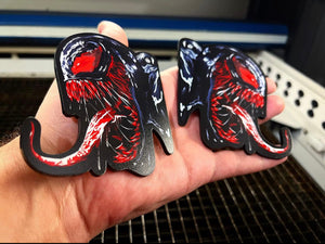 NEW Mean Venom Badges (2 included)