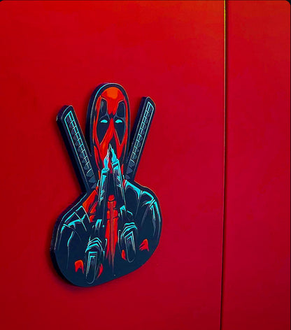 Deadpool Smoking Gun Badges (2) - Forged Concepts