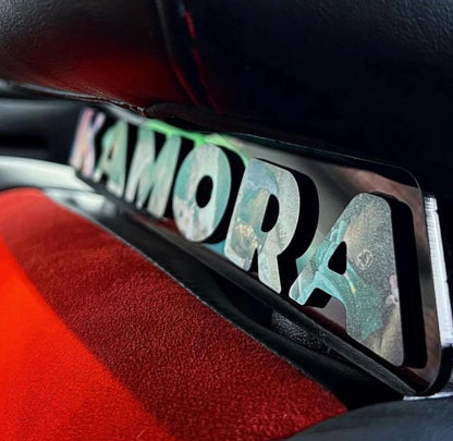 Custom Head Rest Plaques (2 Included) - Forged Concepts