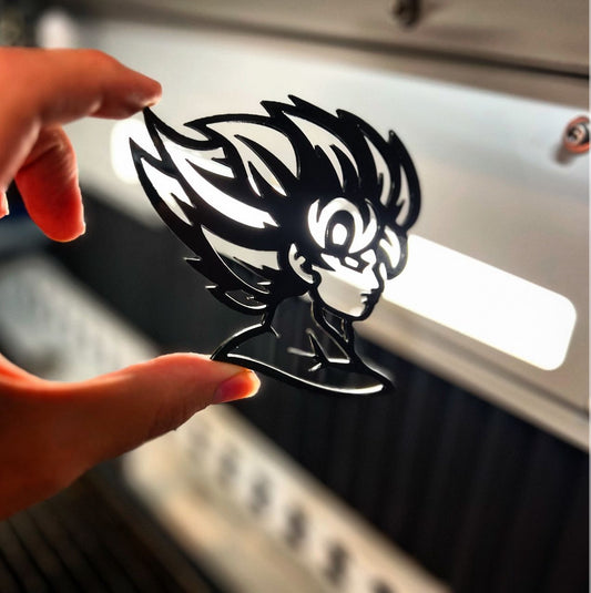 Hell Goku Badges (2 included)