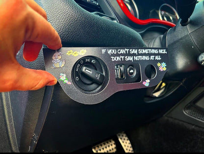 Custom Headlight Switch Cover - Forged Concepts