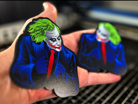 NEW Red Tie Joker (2 badges) - Forged Concepts